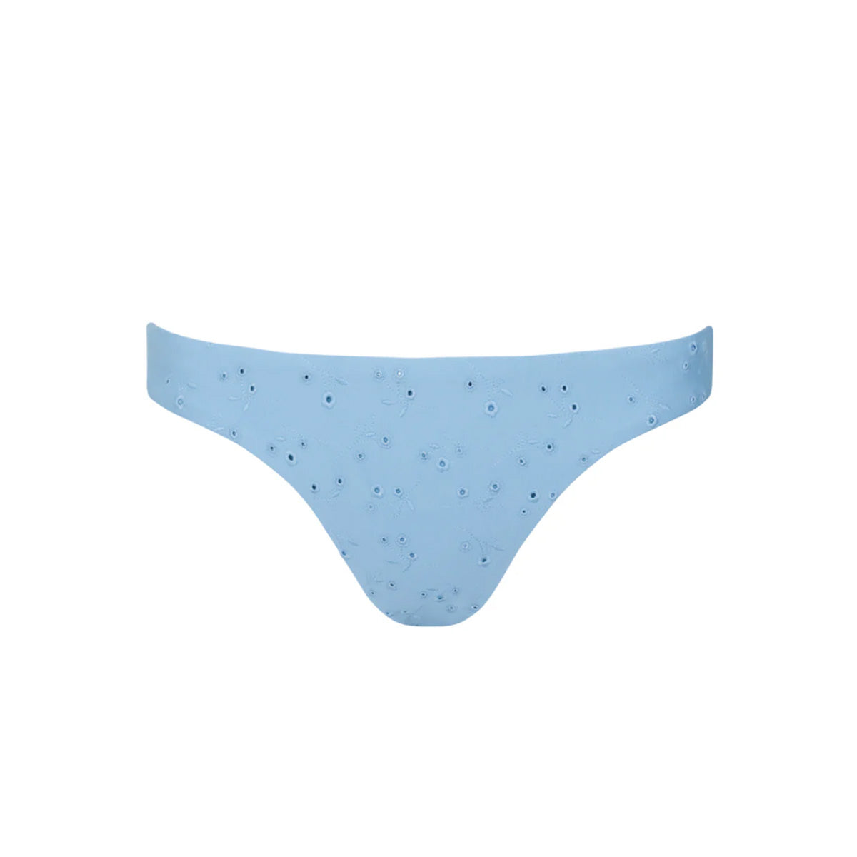 Women’s Dusk Blue Eyelet Low Waist Bikini Bottom