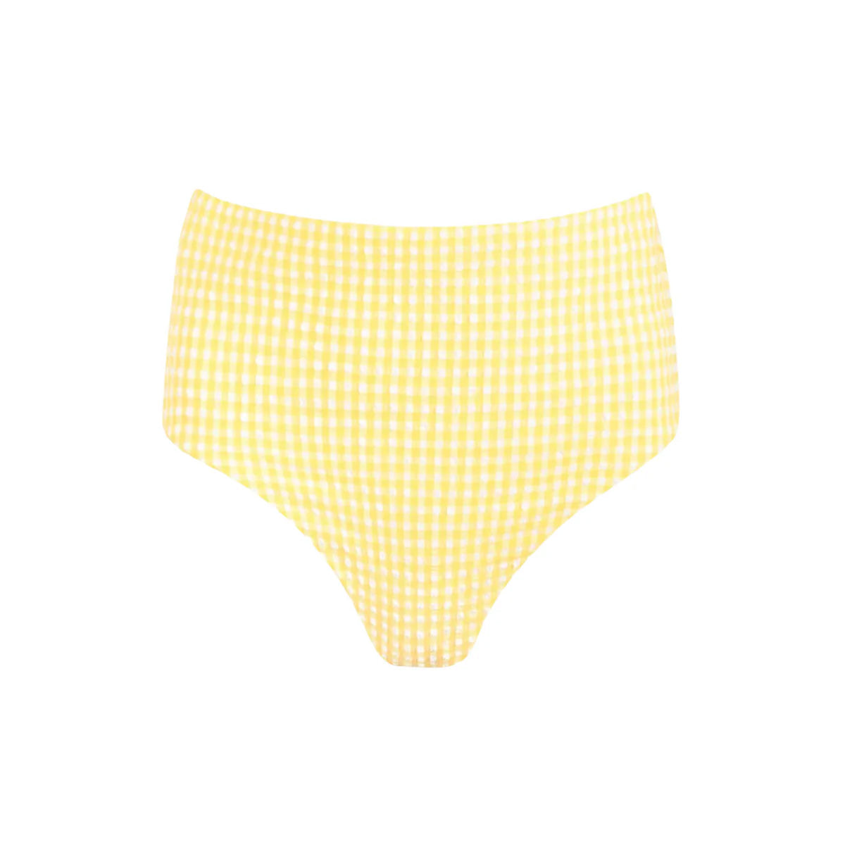 Women’s Soleil Gingham High Waist Bikini Bottom