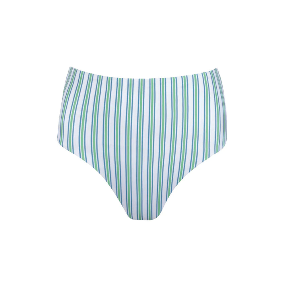 Women’s Tamarin Stripe High Waist Bikini Bottom