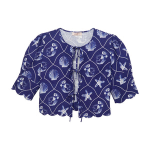 Scalloped Top in Mermaid