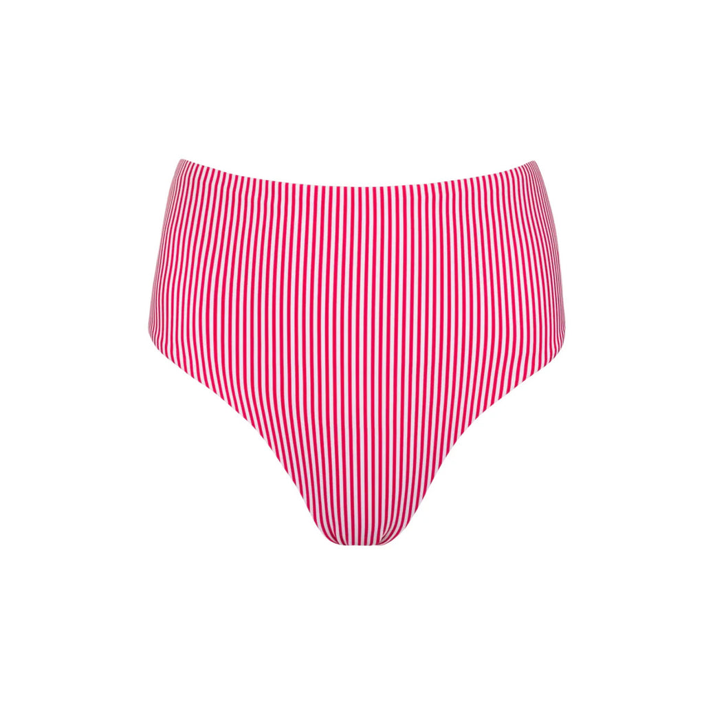 Women’s Gondola Stripe High Waist Bikini Bottom