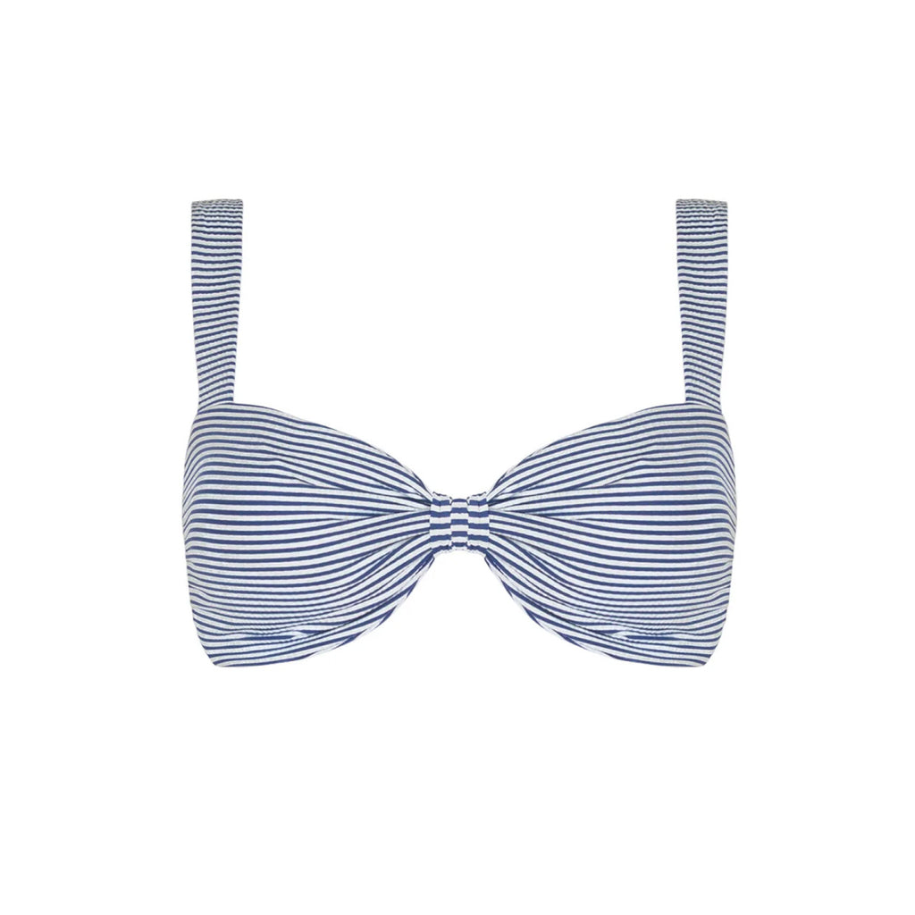 Women’s Harbor Stripe Knot Bikini Top