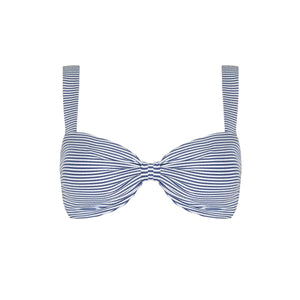 Women’s Harbor Stripe Knot Bikini Top