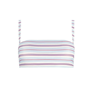 Women's Vintage Stripe Bandeau Bikini Top