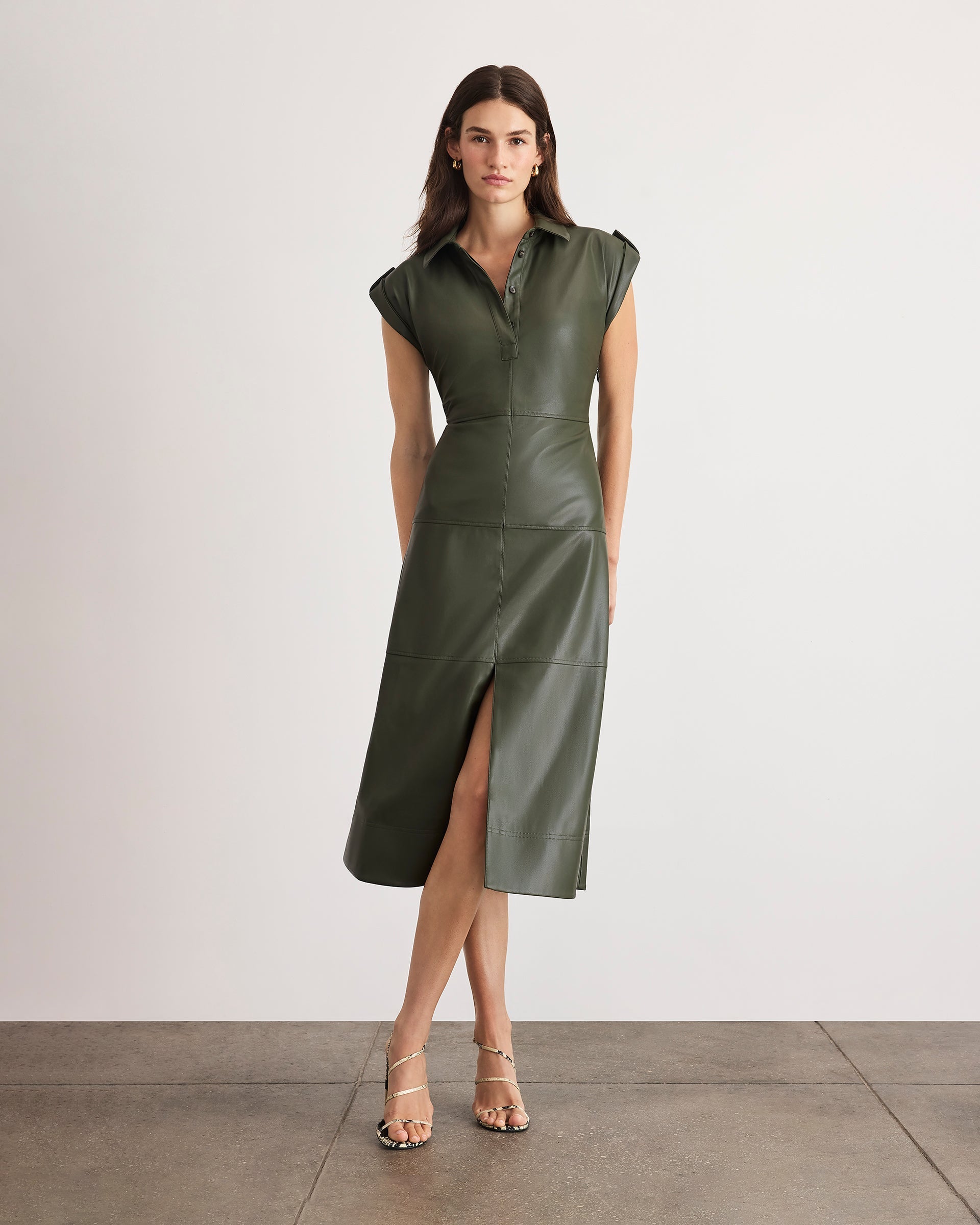 Shivi Dress in Army