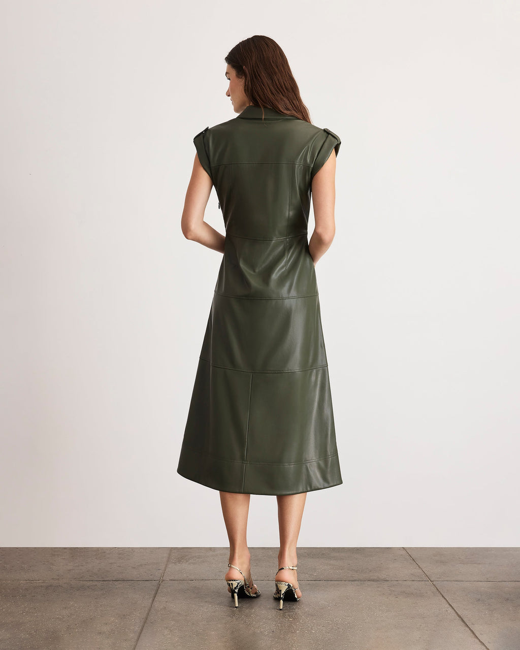 Shivi Dress in Army