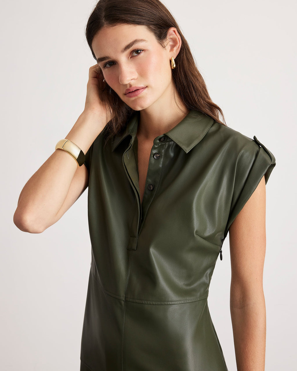 Shivi Dress in Army