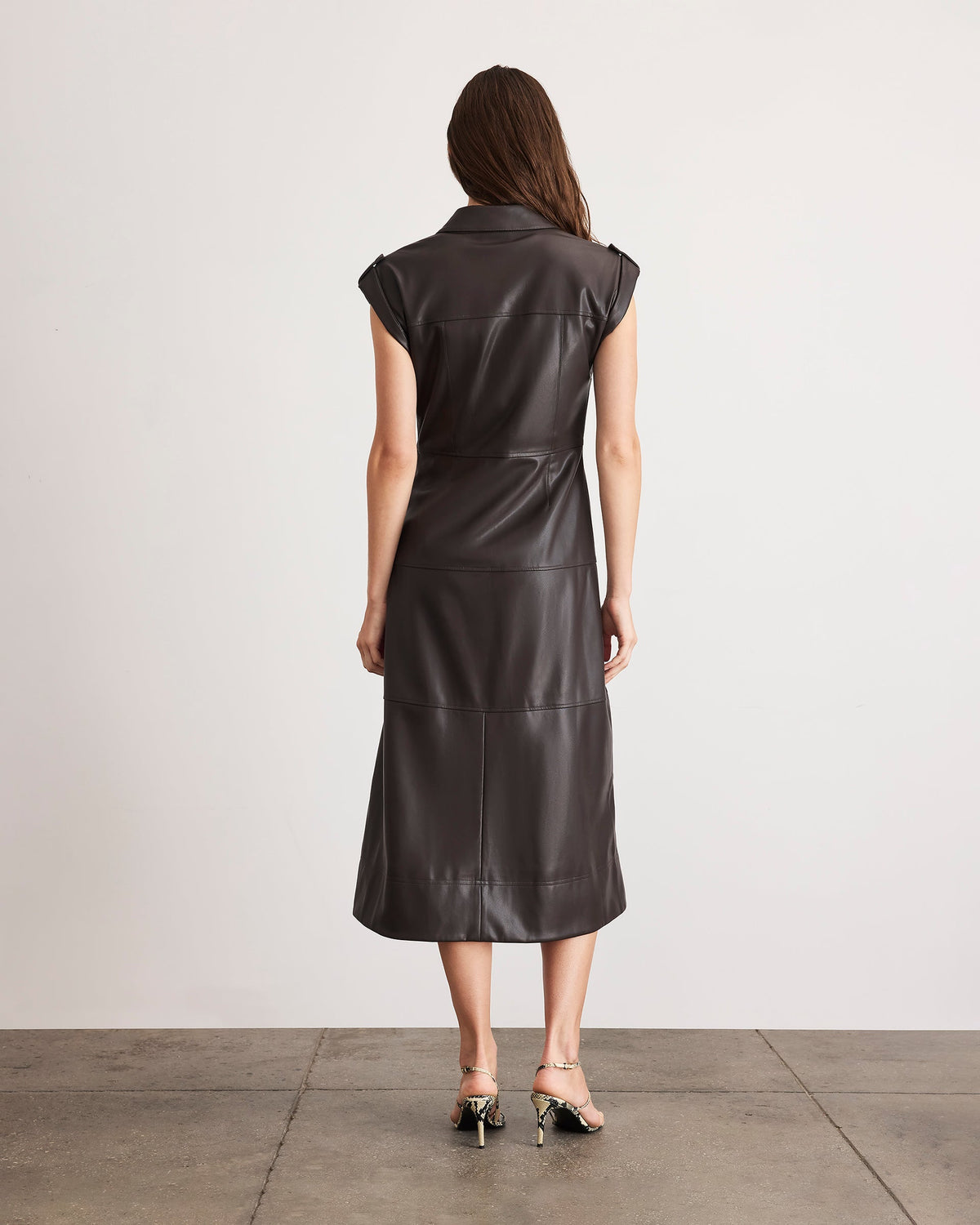 Shivi Dress in Dark Fig