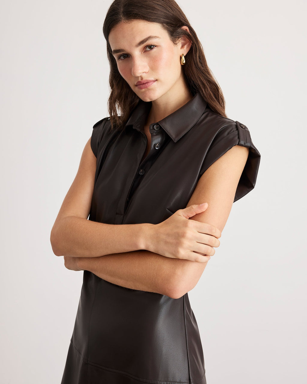 Shivi Dress in Dark Fig