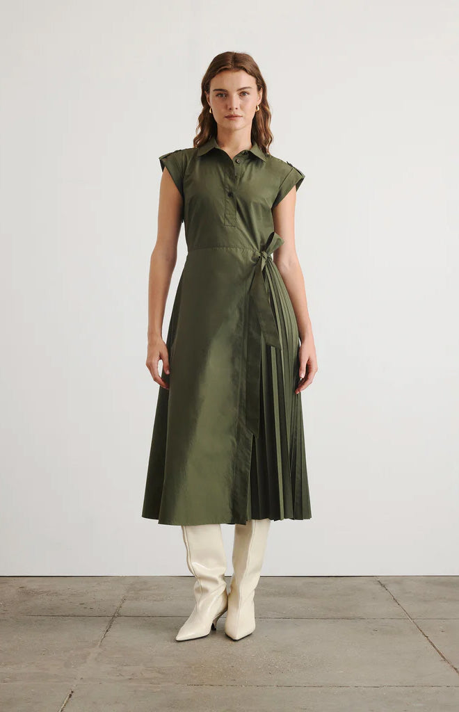 Shivonley Dress in Army