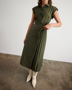 Shivonley Dress in Army
