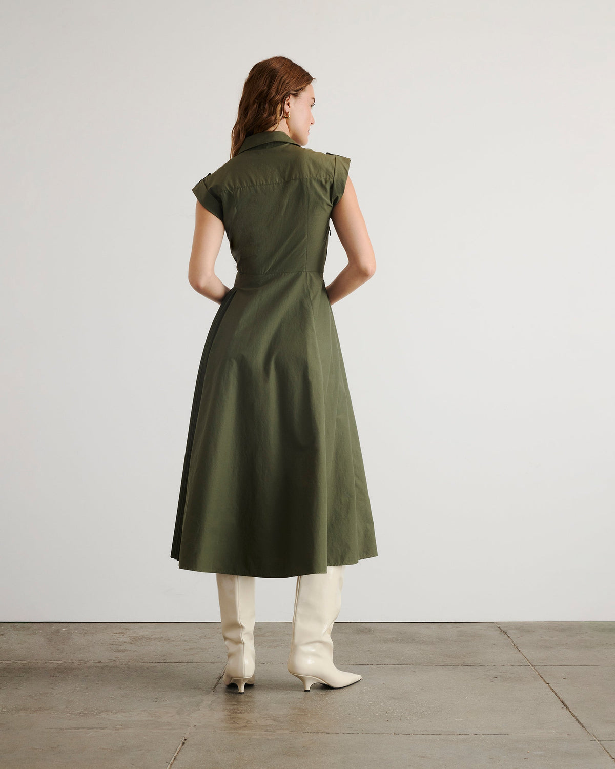 Shivonley Dress in Army