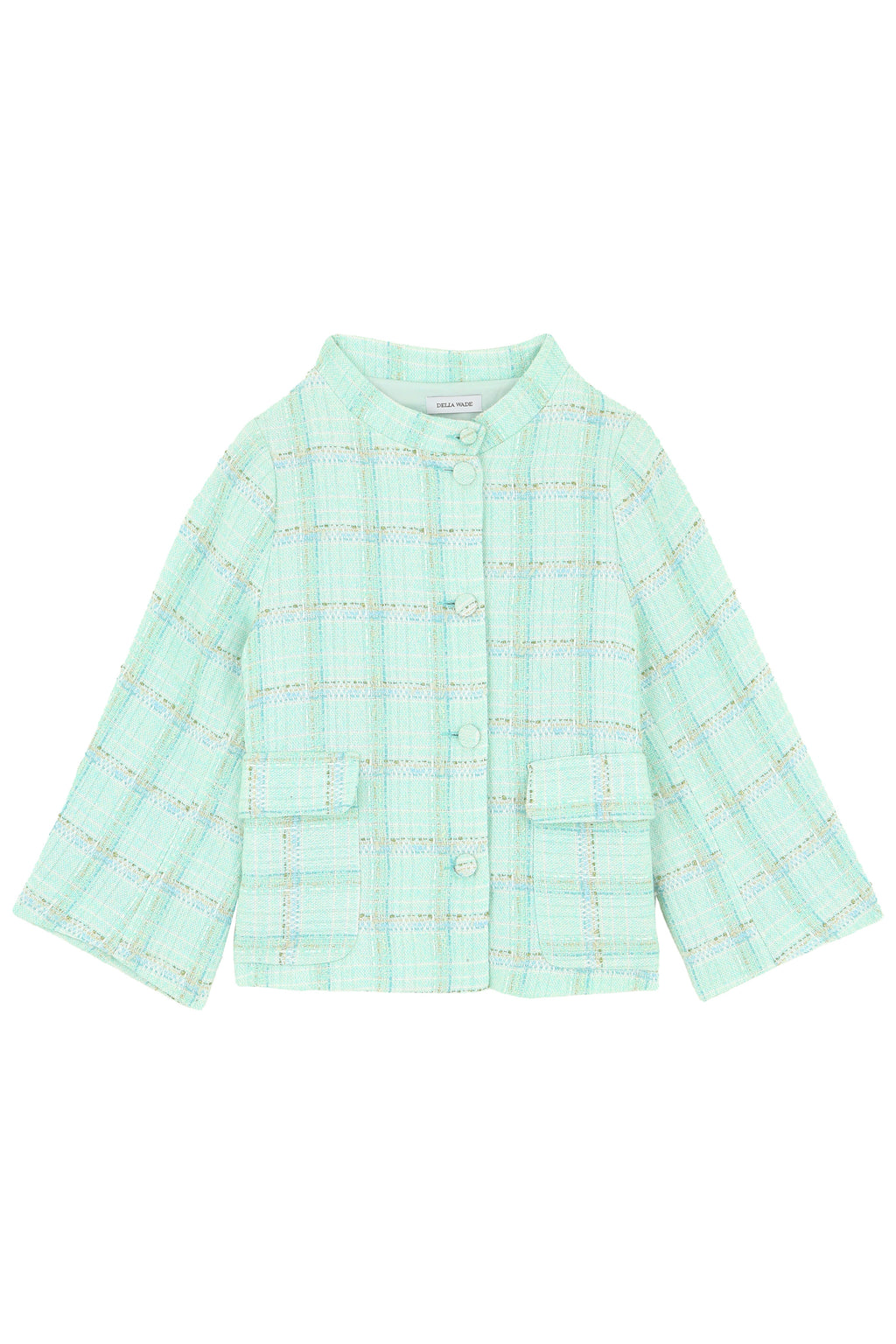Emma Jacket in Carré Menthe