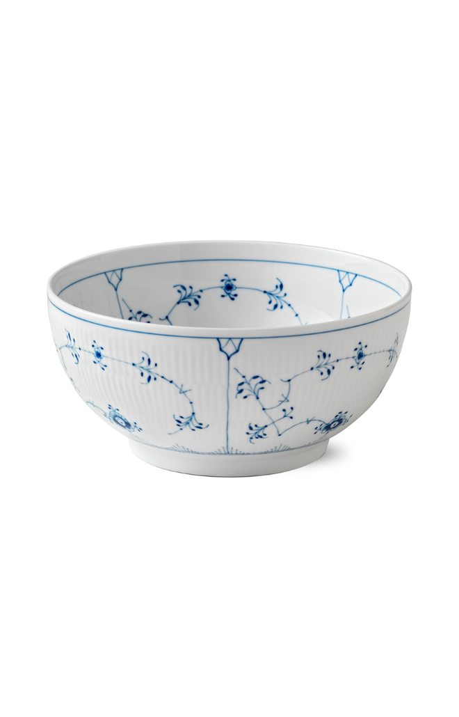 Blue Fluted Plain Bowl 3.25 Qt