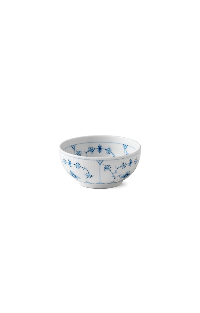Blue Fluted Plain Bowl 1 Pint