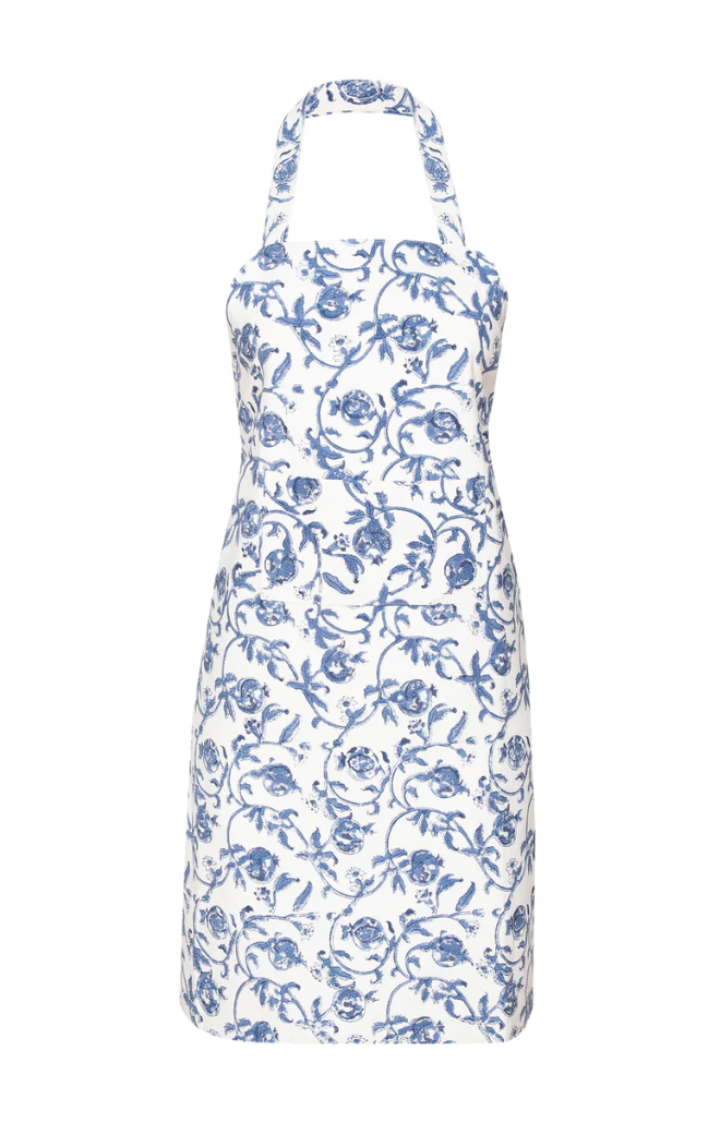 Granada Cornflower Apron in Blue