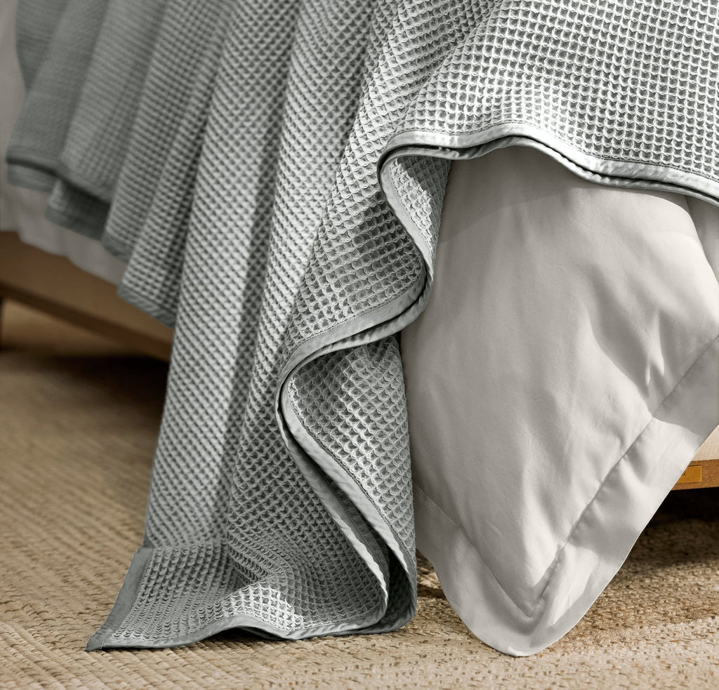 Waffle Bed Blanket in Shore