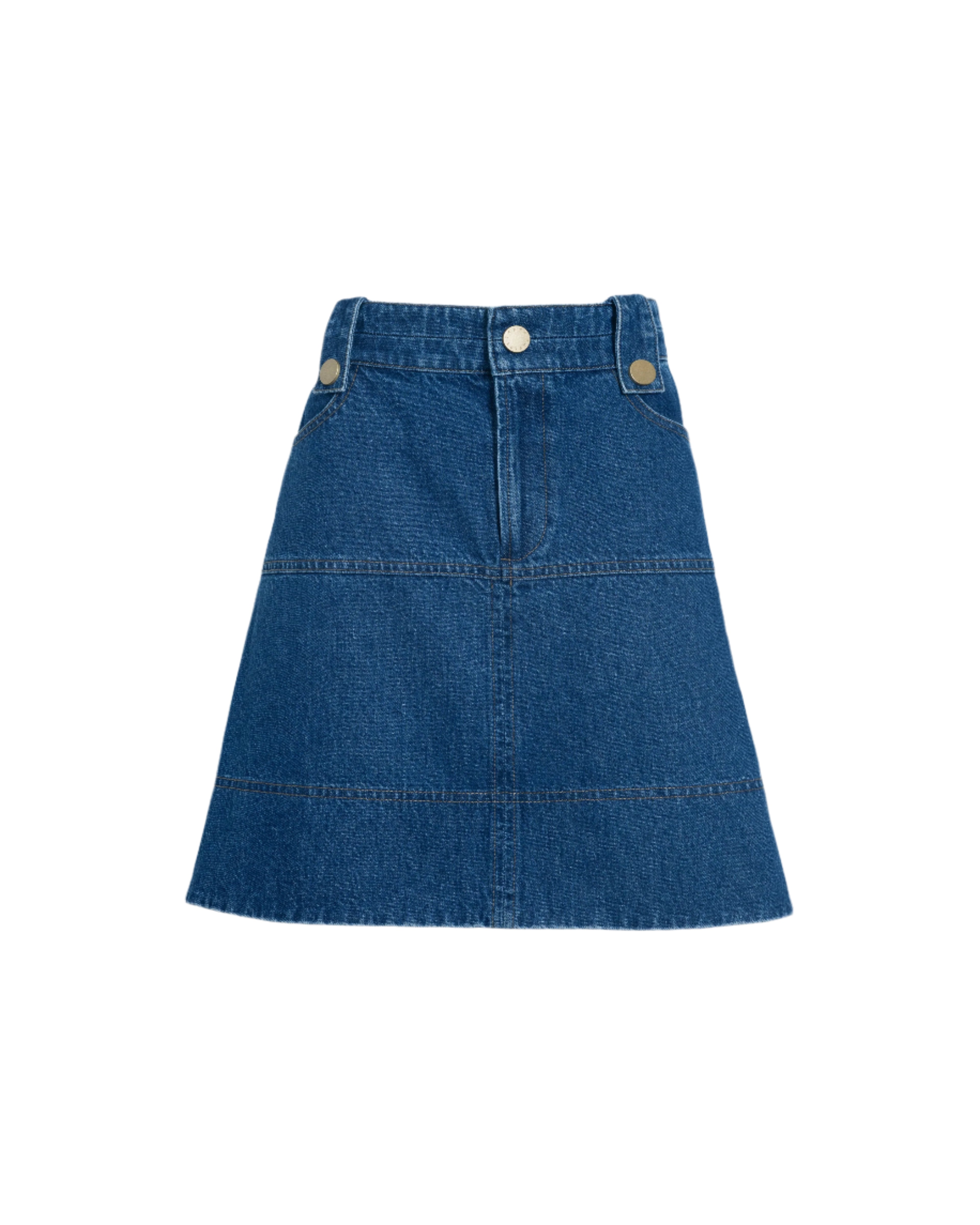 Short Hudie Skirt in Classic Indigo Blue