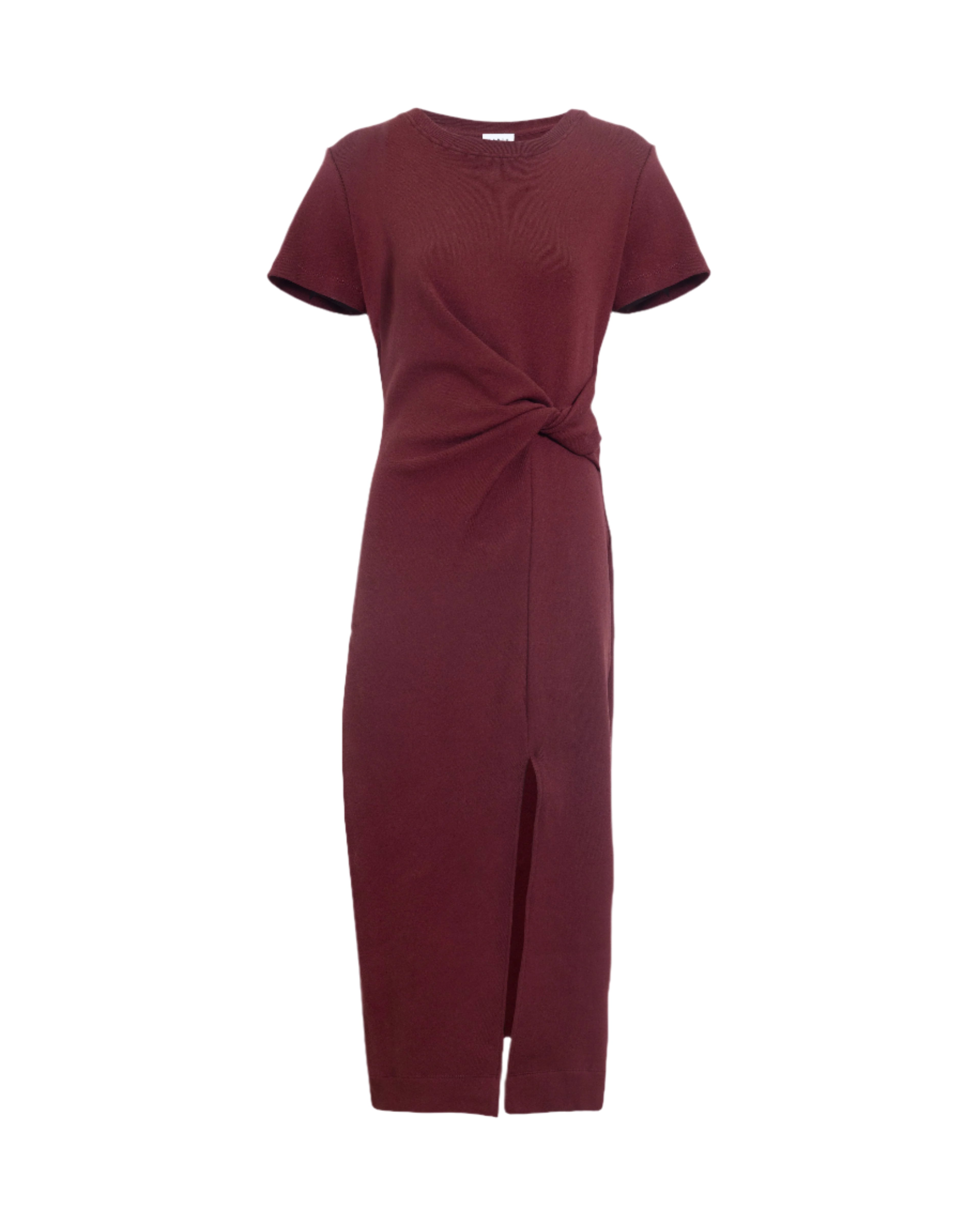 Short Sleeve Cody Dress in Raisin