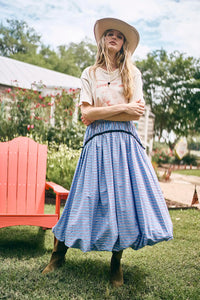 Allegra Skirt in Marfa Stripe