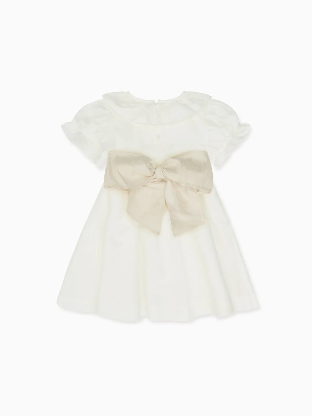 Vega Ceremony Girl Silk Sash in Champagne