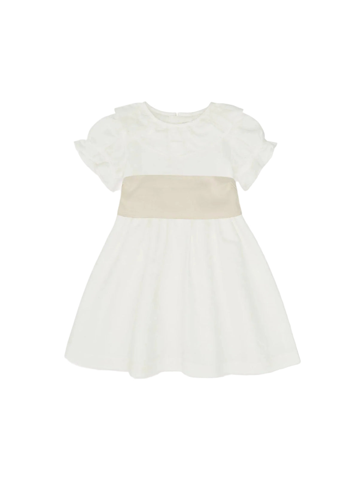 Vega Ceremony Girl Silk Sash in Champagne