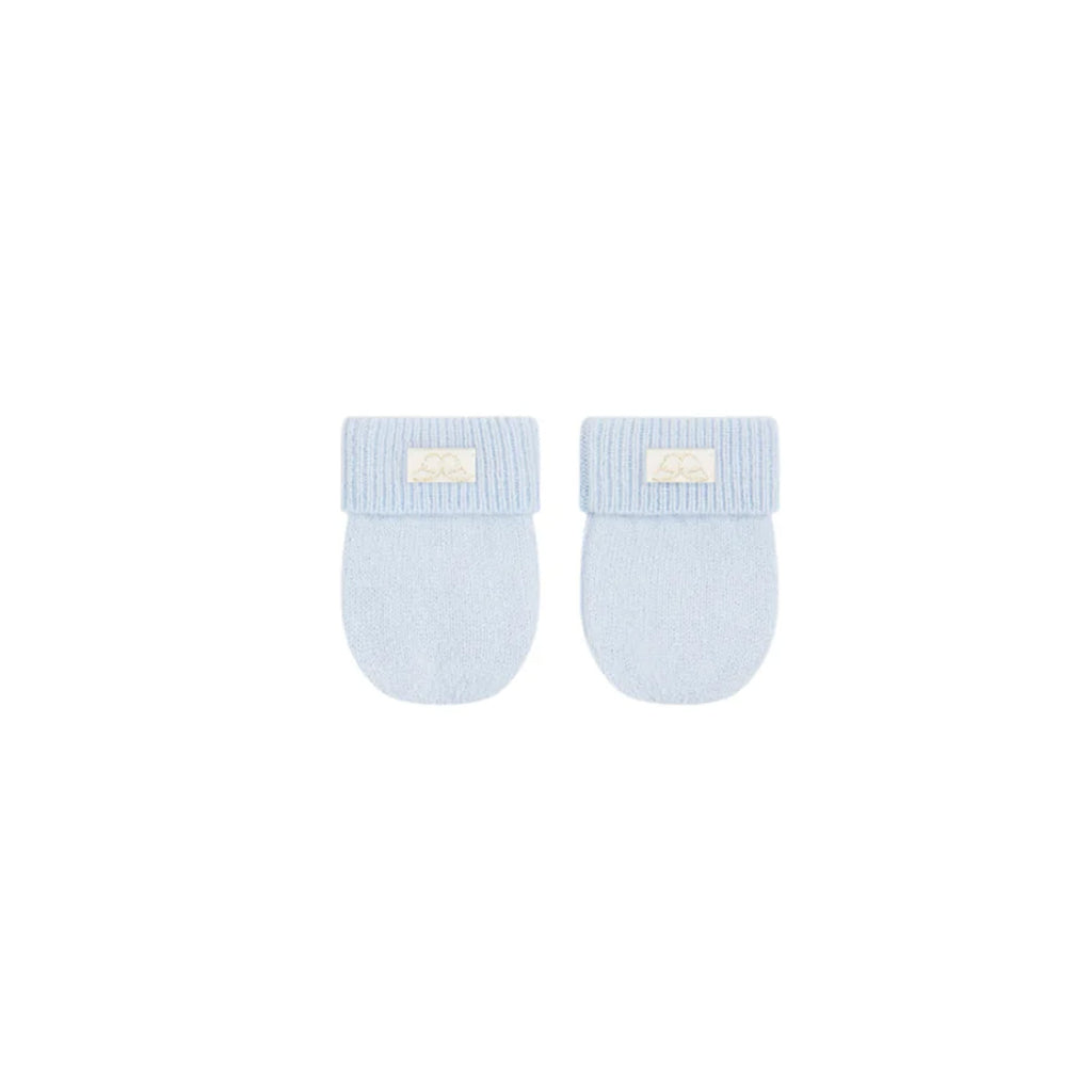 Cashmere Mittens in Blue