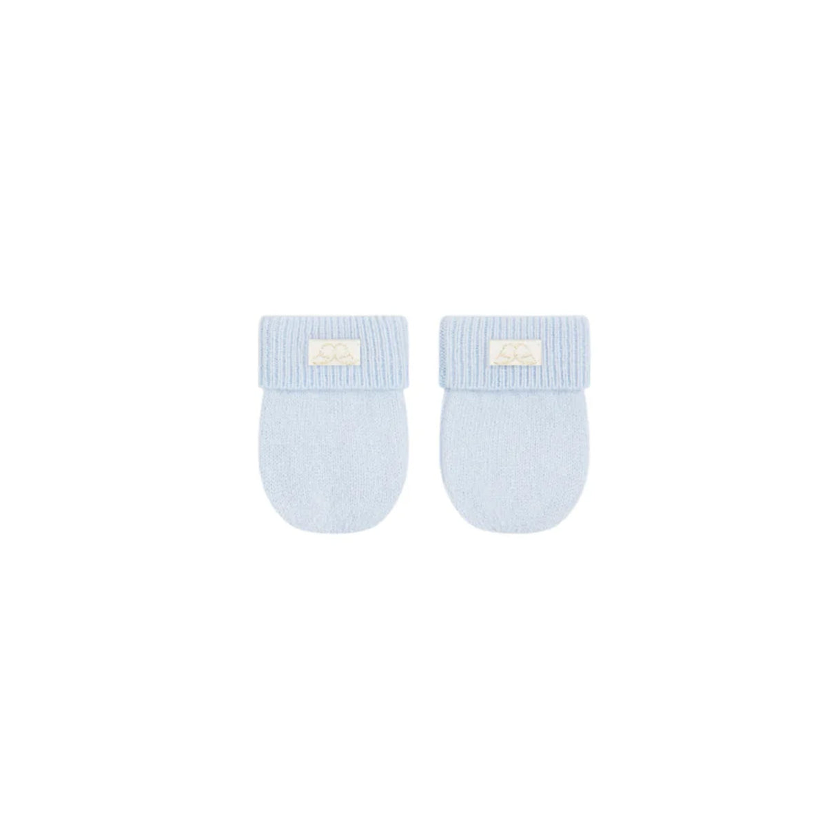 Cashmere Mittens in Blue