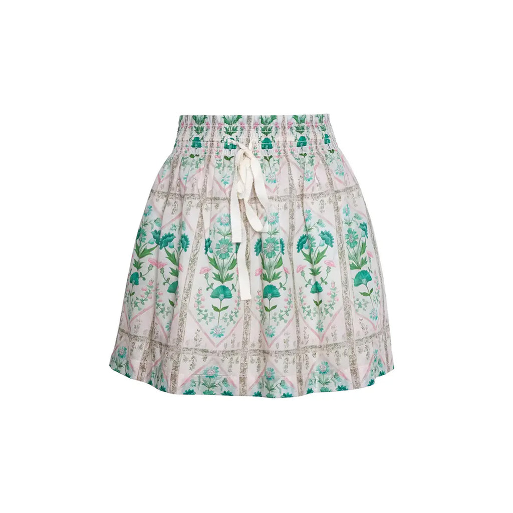 Kid’s Rosie Skirt in Pink Trellis