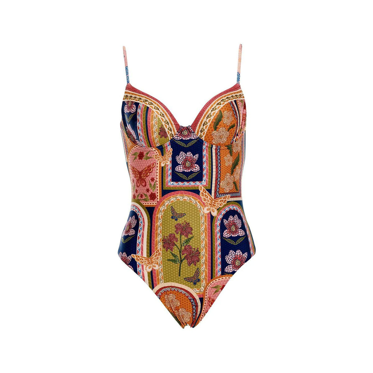 Petra One Piece Swimsuit in Fiore