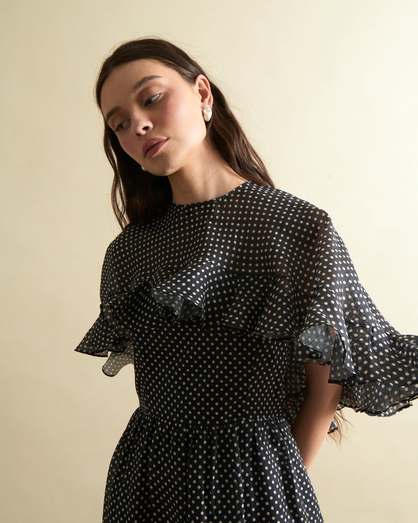 Powell Dress in Polka Dot