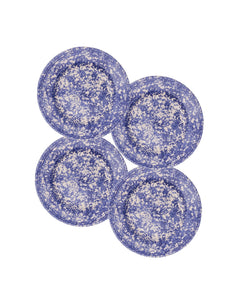 Spongeware Side Plate, Set of 4