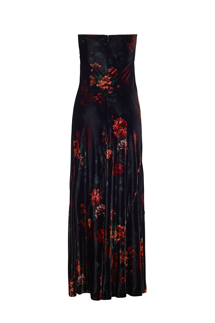 Sierra Dress in Eternal Flora Black
