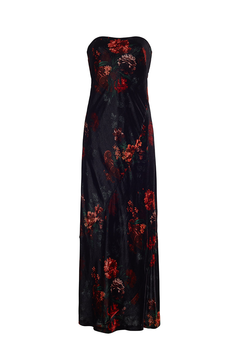 Sierra Dress in Eternal Flora Black