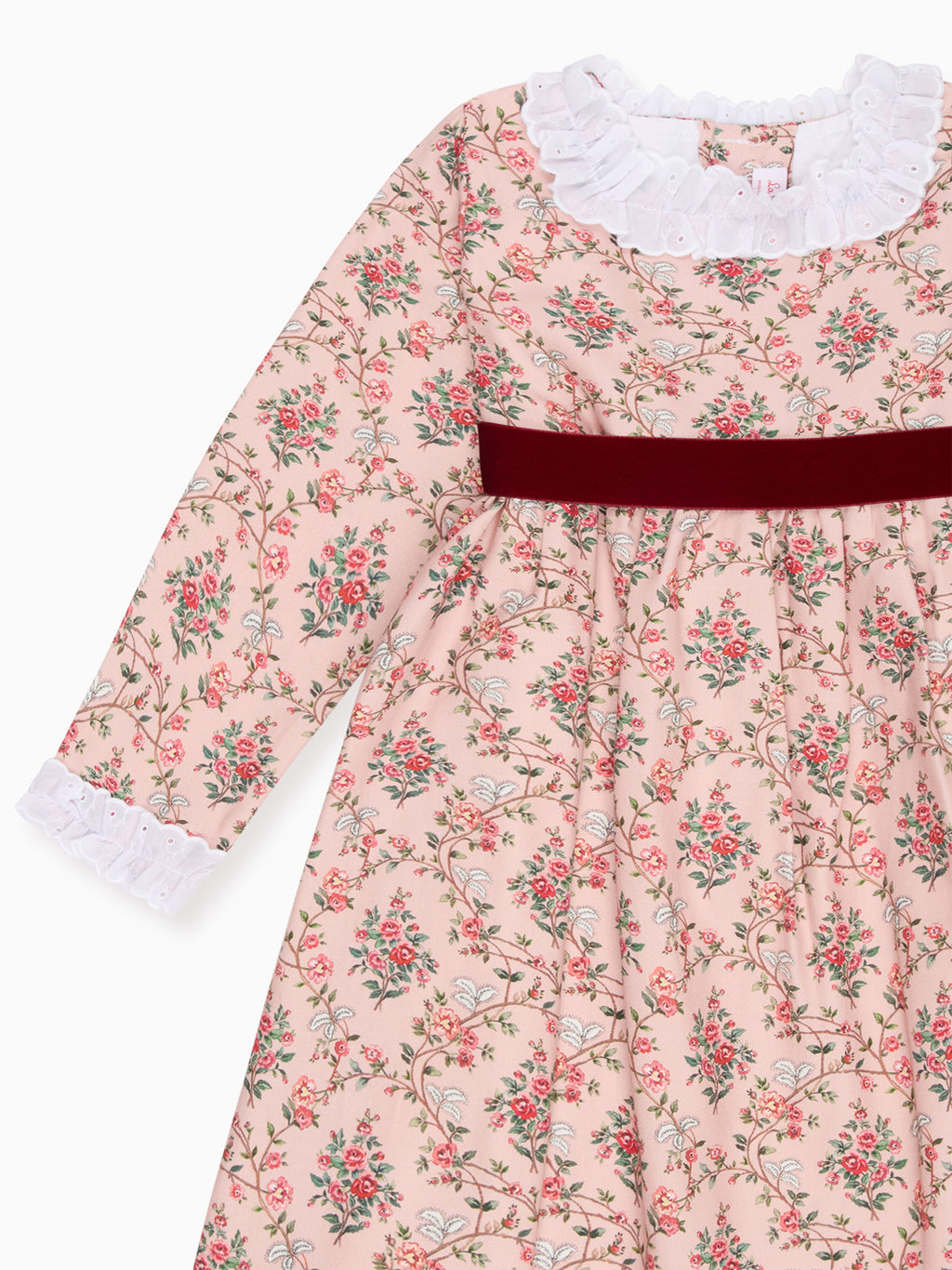 Silas Girl Dress in Rose Floral