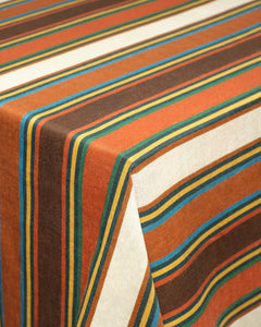 Tingere Natural Striped Tablecloth