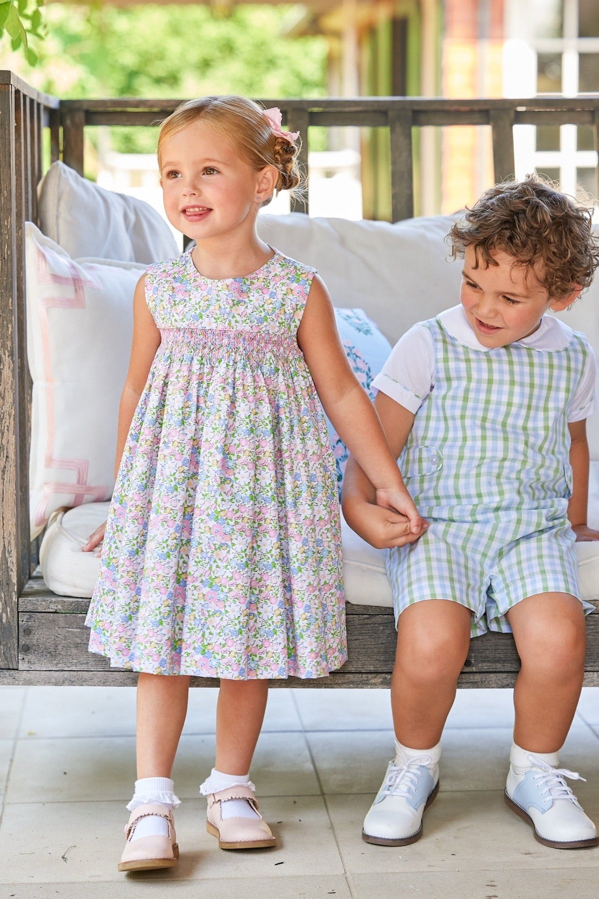 Simply Smocked Dress Cheekwood Floral