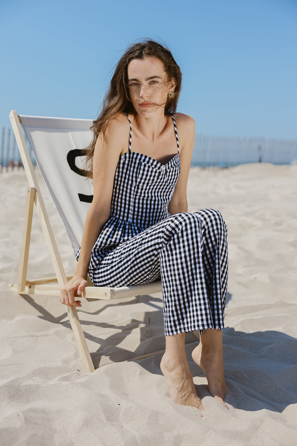 Jaqueline Pant Black & White - Sister Swim