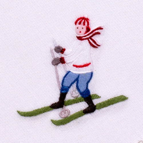 Henry Handwork Skiers Mix Cocktail Napkin - Thumbnail 4