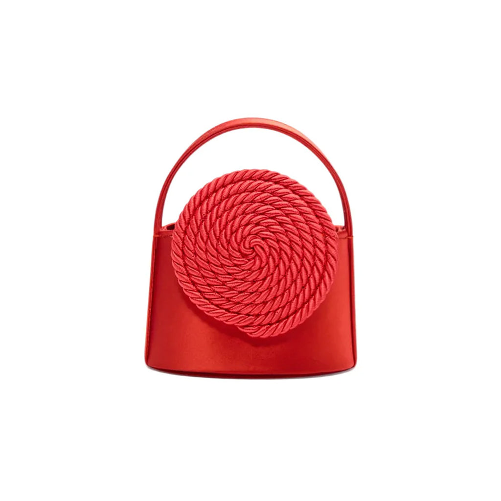 Mini Gunther Satin Passementerie in Red