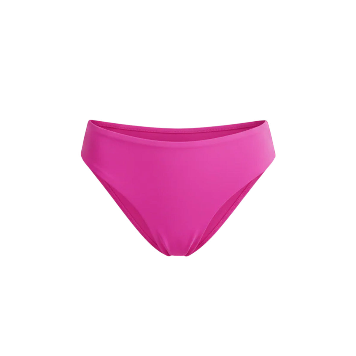 The 90s High Waist Bikini Bottom in Azalea