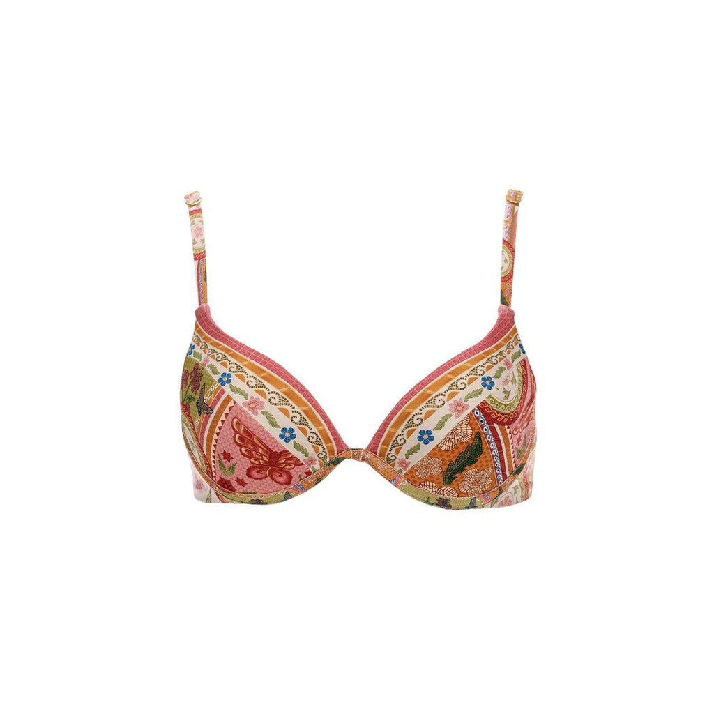 Candelaria Bikini Top in Fiore