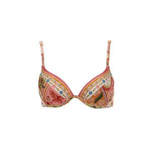 Candelaria Bikini Top in Fiore