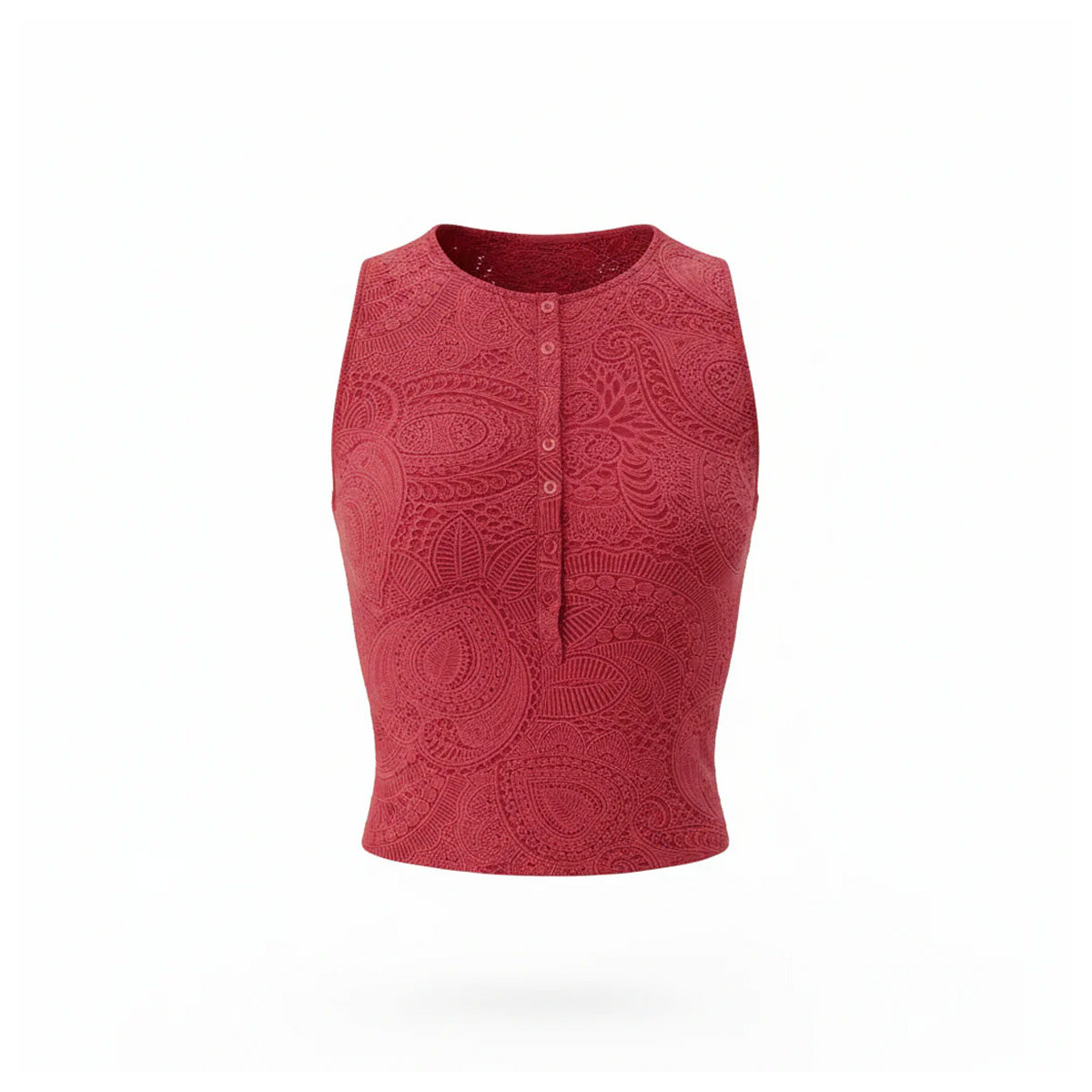 The Malibu Tank Top in Paprika