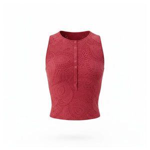 The Malibu Tank Top in Paprika