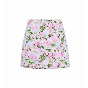Britt Mini Skirt in Magnolia Grove Jacquard