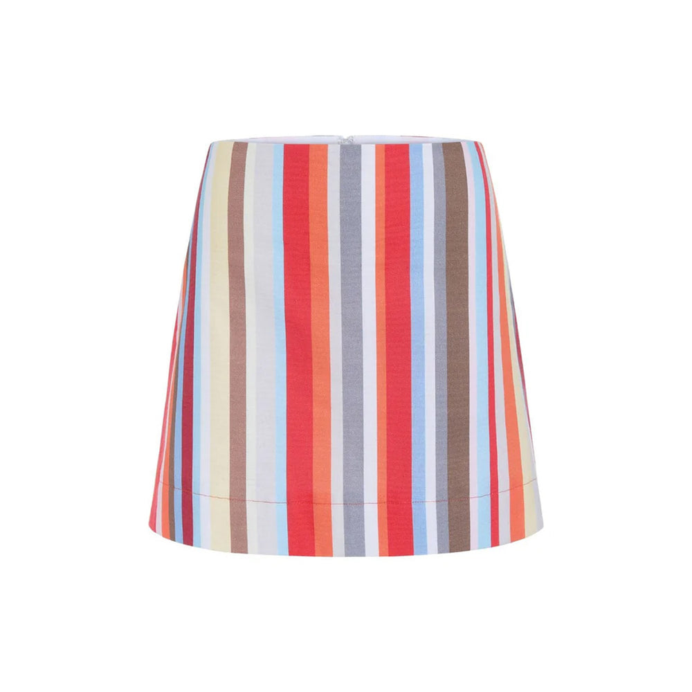 Mini Skirt in Vibrant Stripe