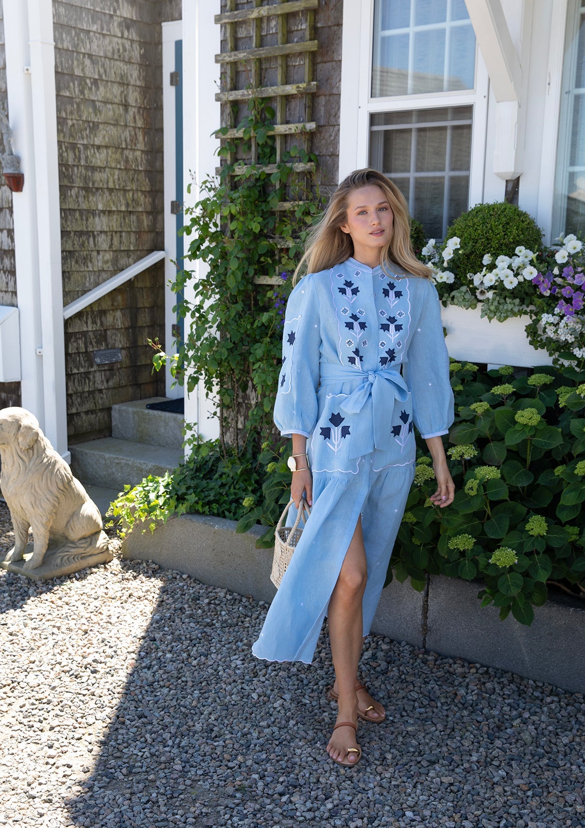 ASHA by Ashley McCormick Sky Kingsley Dress | Over The Moon