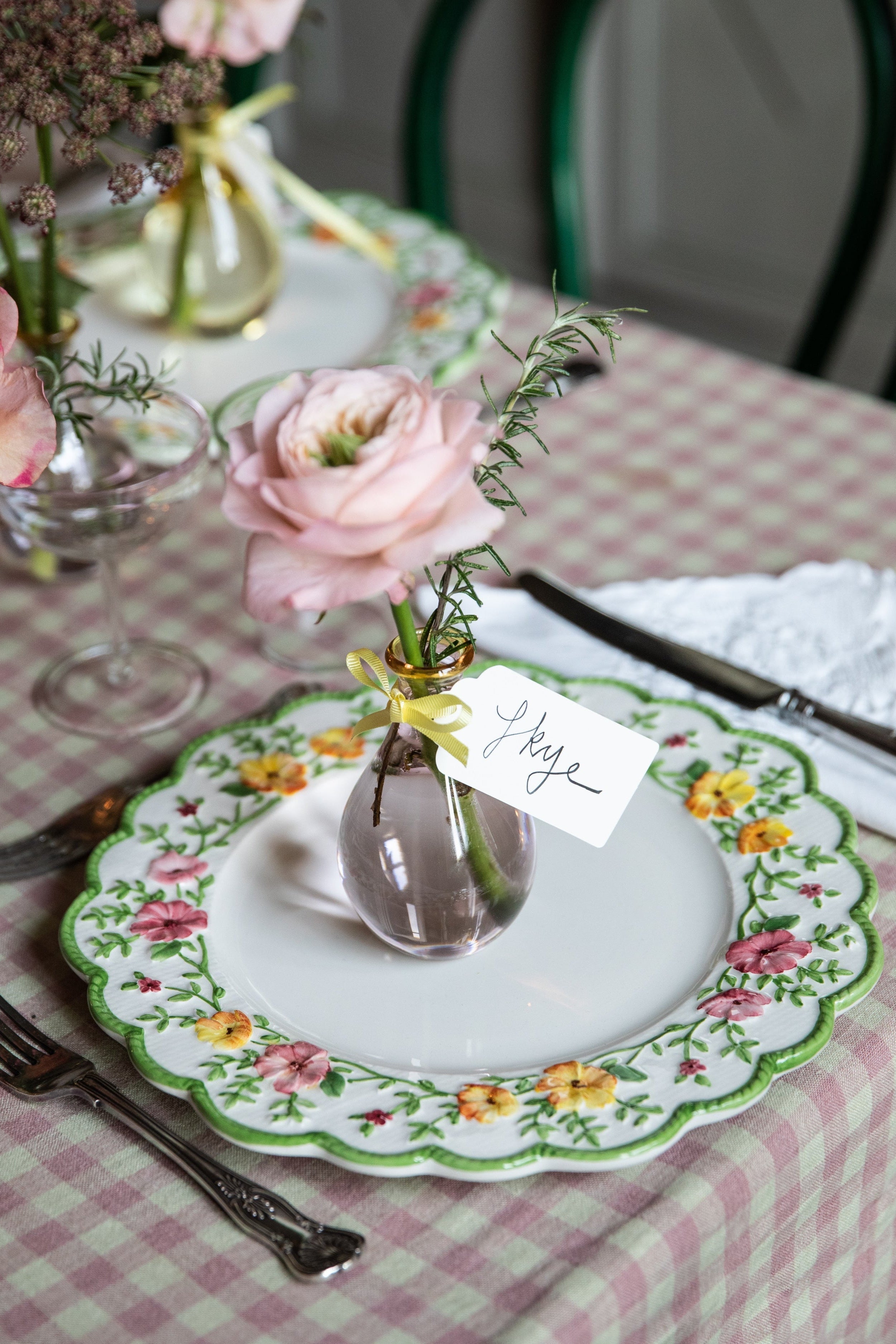 Serata Pink Bud Vase - Skye McAlpine Tavola