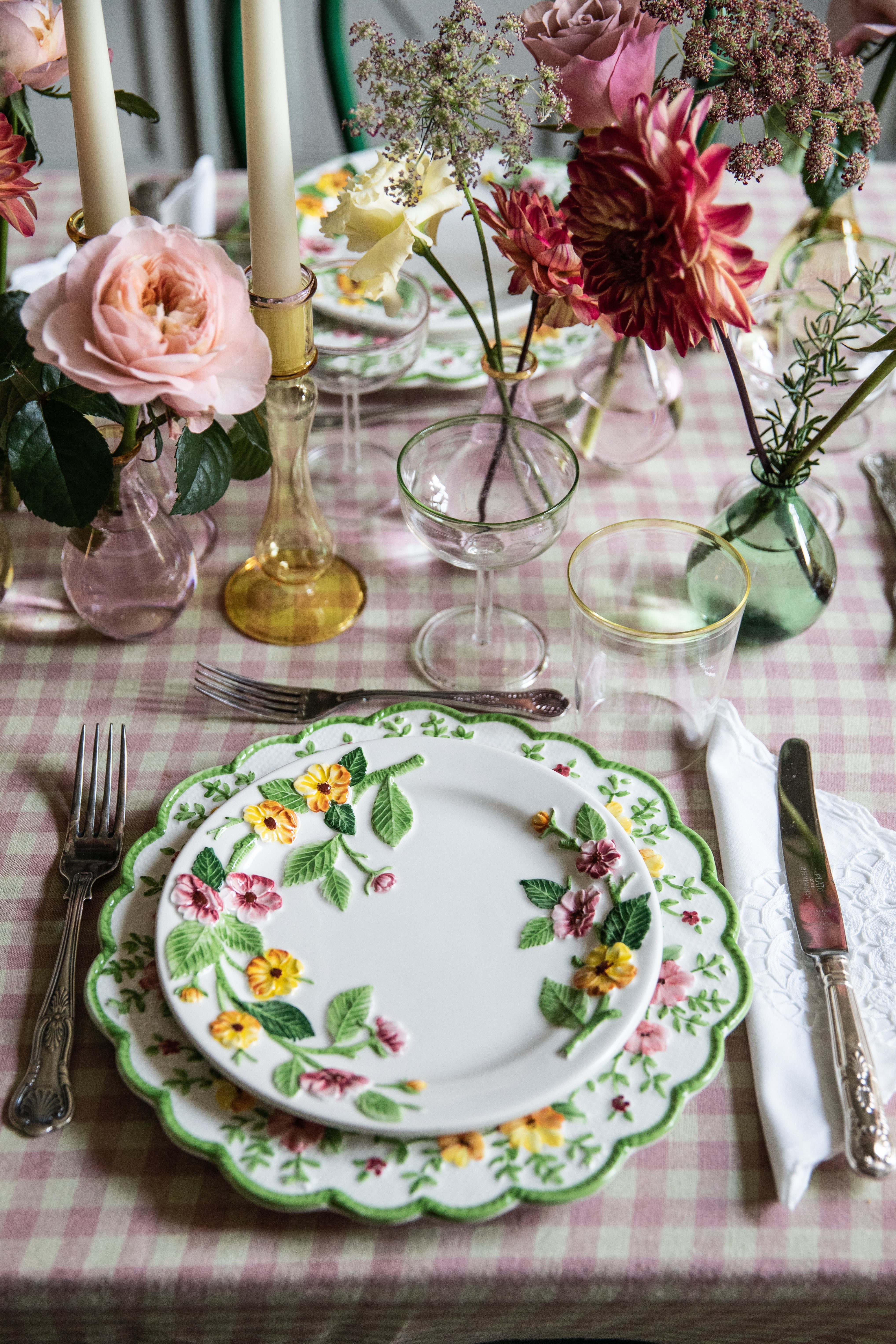 Rae Rose Side Plate, Set of 4